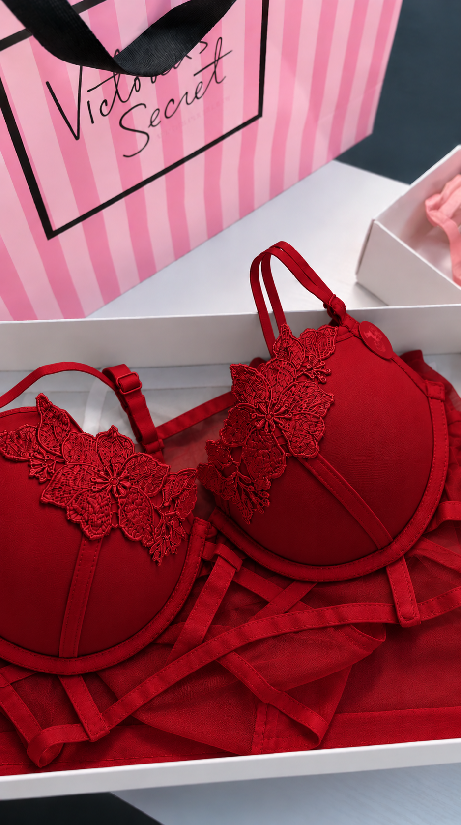Nude Blossom Elegance – Premium Floral Lace Bra